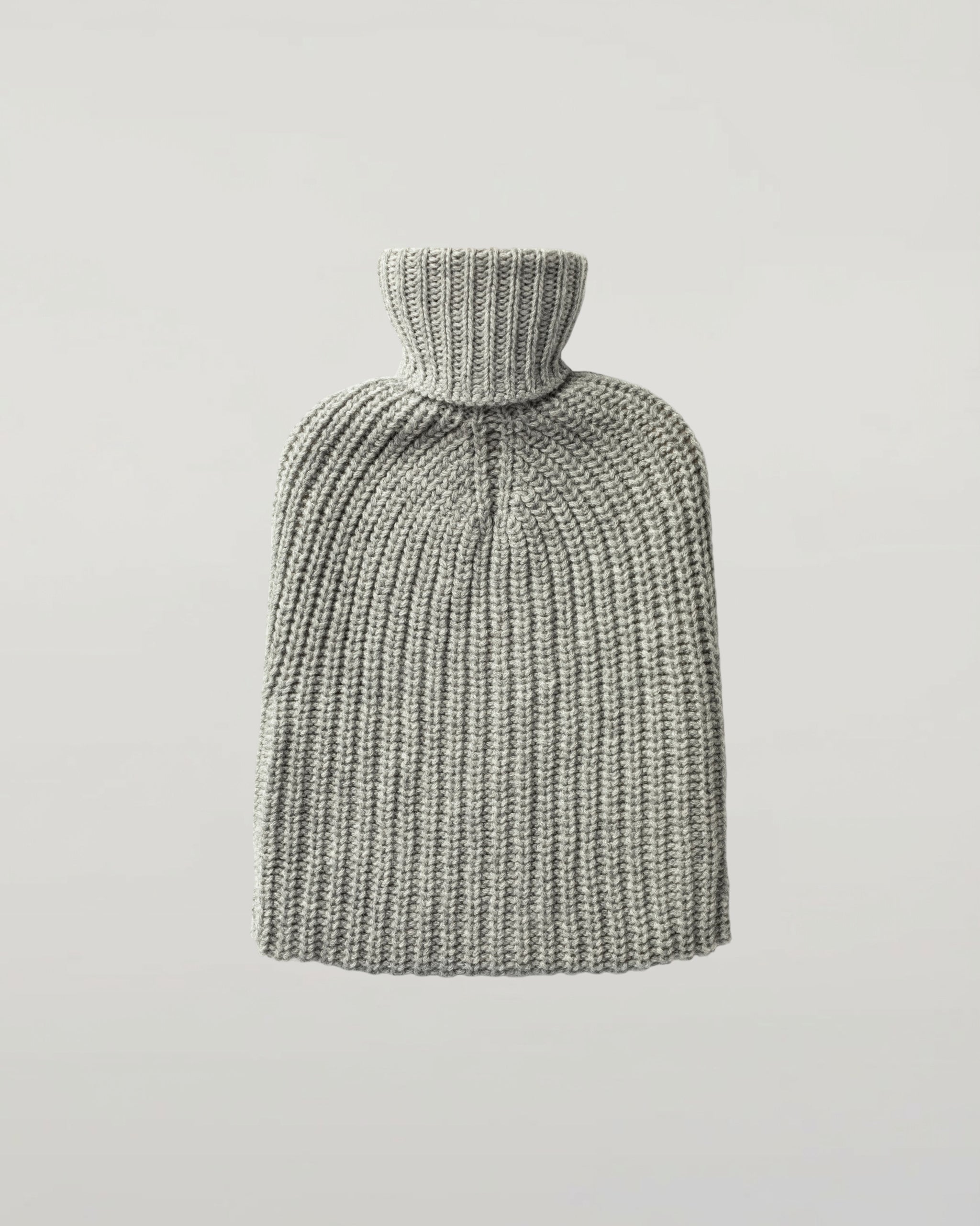 Light Grey Cashmere Hot Water Bottle Cover