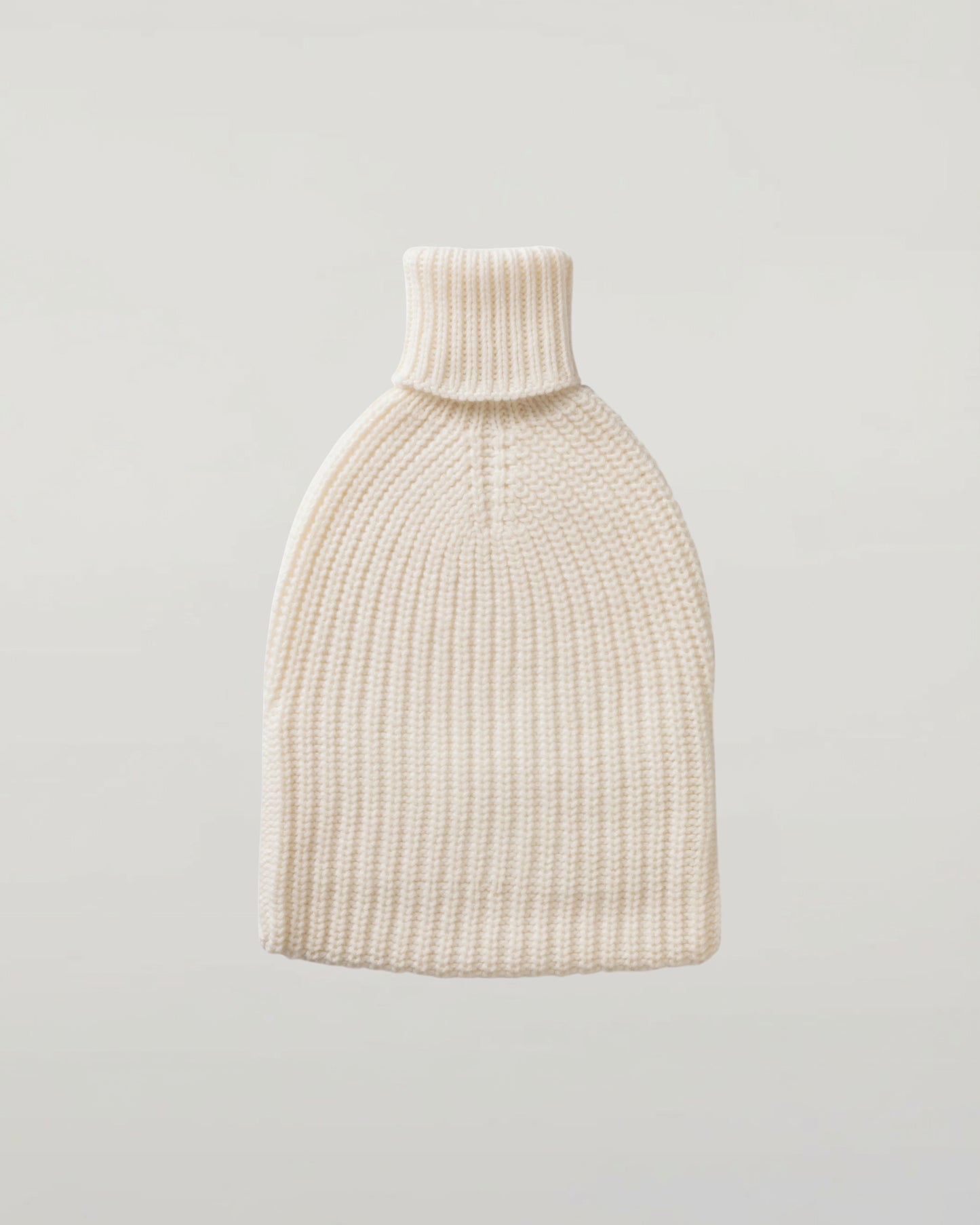 JOHNSTONS OF ELGIN HOT WATER BOTTLE COVER IN 100% CASHMERE IN WHITE PA000062SA0606ONE