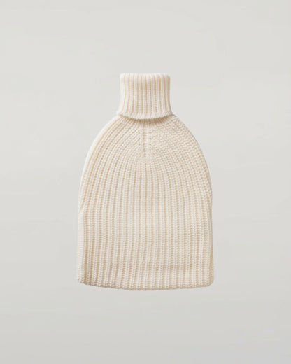 JOHNSTONS OF ELGIN HOT WATER BOTTLE COVER IN 100% CASHMERE IN WHITE PA000062SA0606ONE