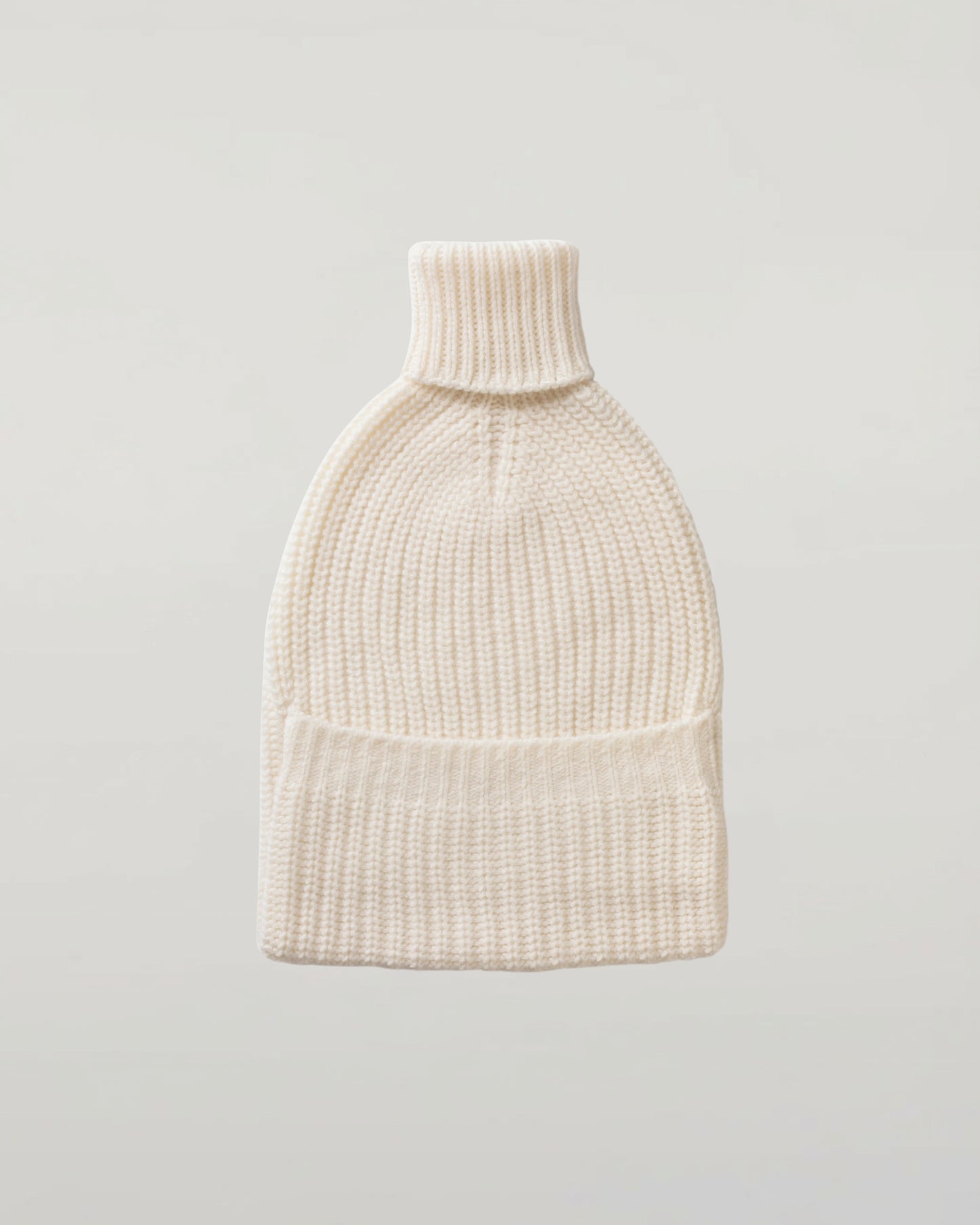 JOHNSTONS OF ELGIN HOT WATER BOTTLE COVER IN 100% CASHMERE IN WHITE PA000062SA0606ONE