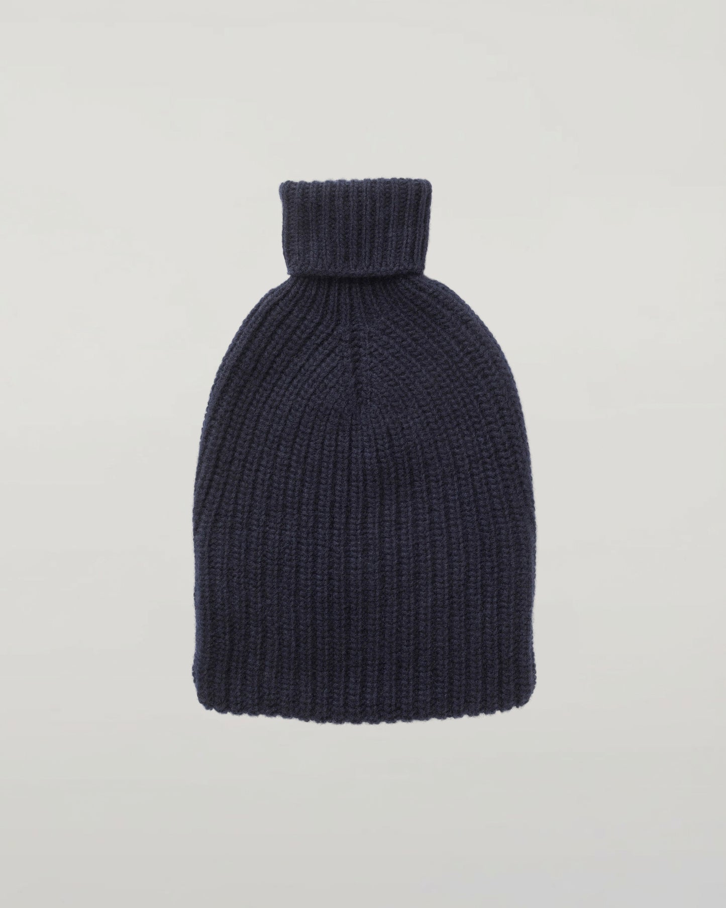 Johnstons of Elgin Cashmere Navy Hot Water Bottle Gift Set AW24GIFTSET4A