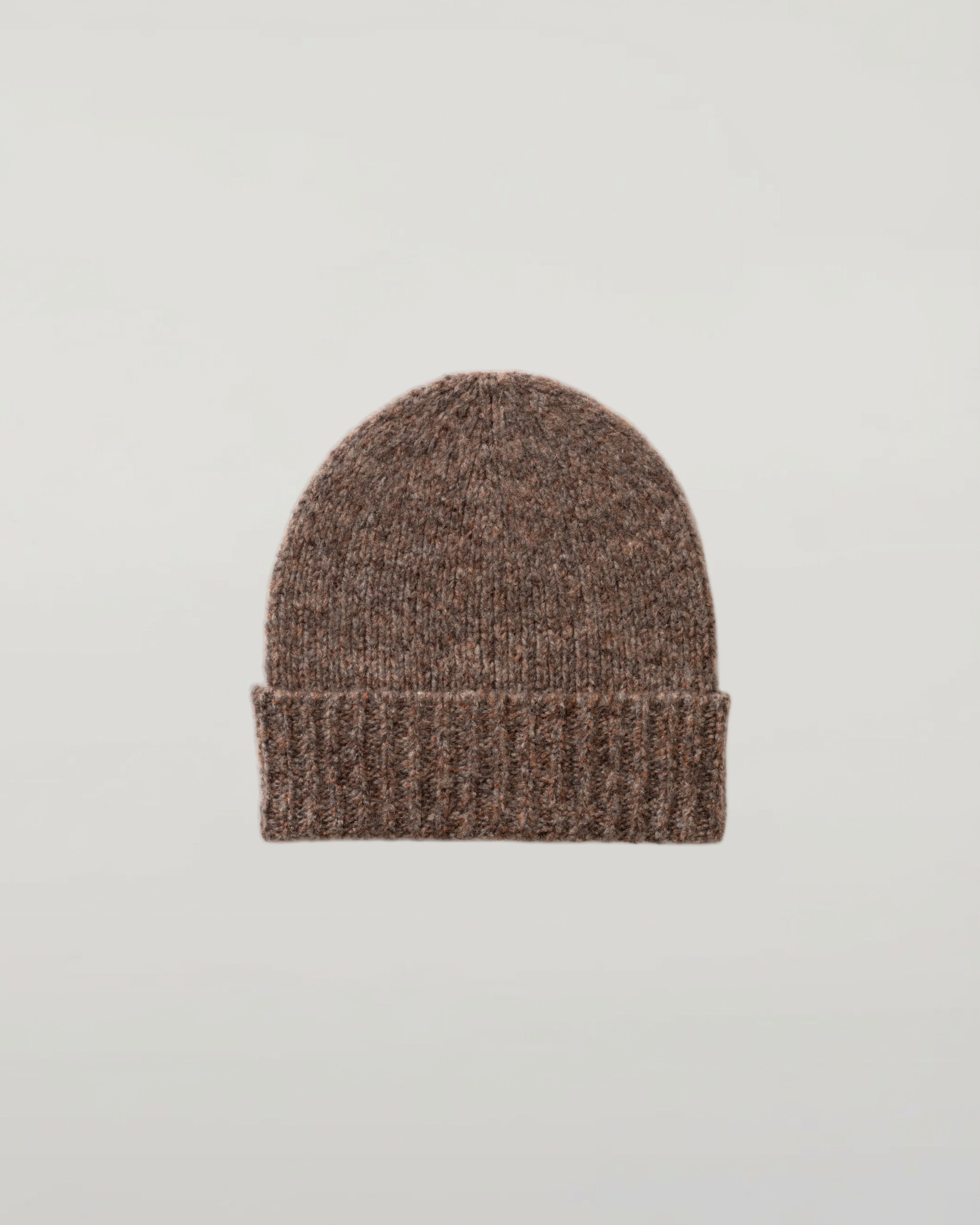 Molasses Mix Cashmere Bouclé Beanie | Cashmere Hats | Johnstons of