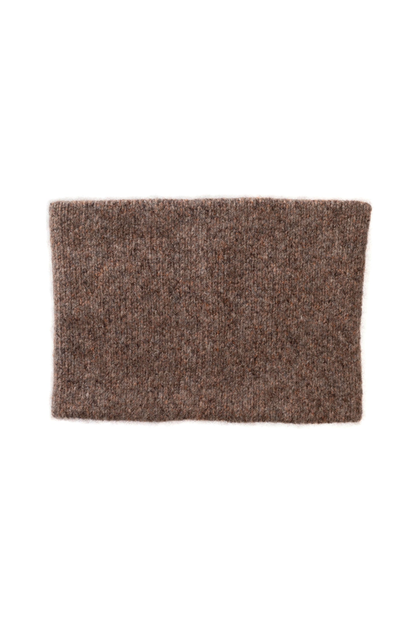 Johnstons of Elgin AW25 Knitted Accessories Molasses Mix Cashmere Bouclé Brown Snood HBC01130HB4415ONE