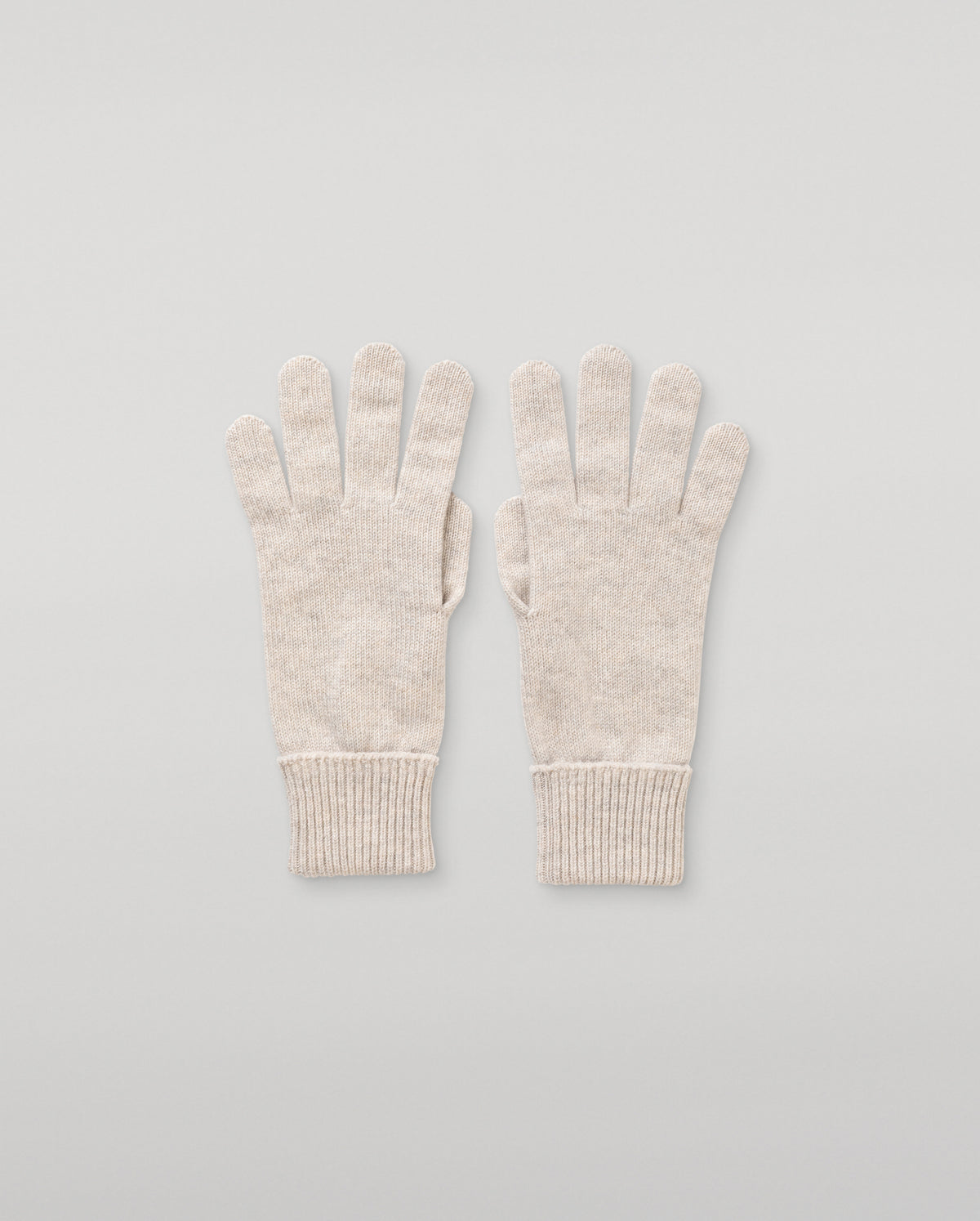 Turnback Cuff Cashmere Gloves