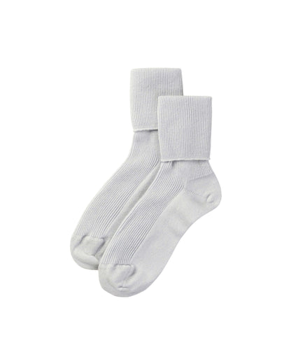 Johnstons of Elgin Women's Light Blue Cashmere Socks HBN00007SD0169ONE