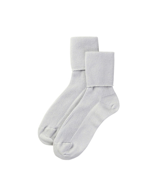 Johnstons of Elgin Women's Light Blue Cashmere Socks HBN00007SD0169ONE