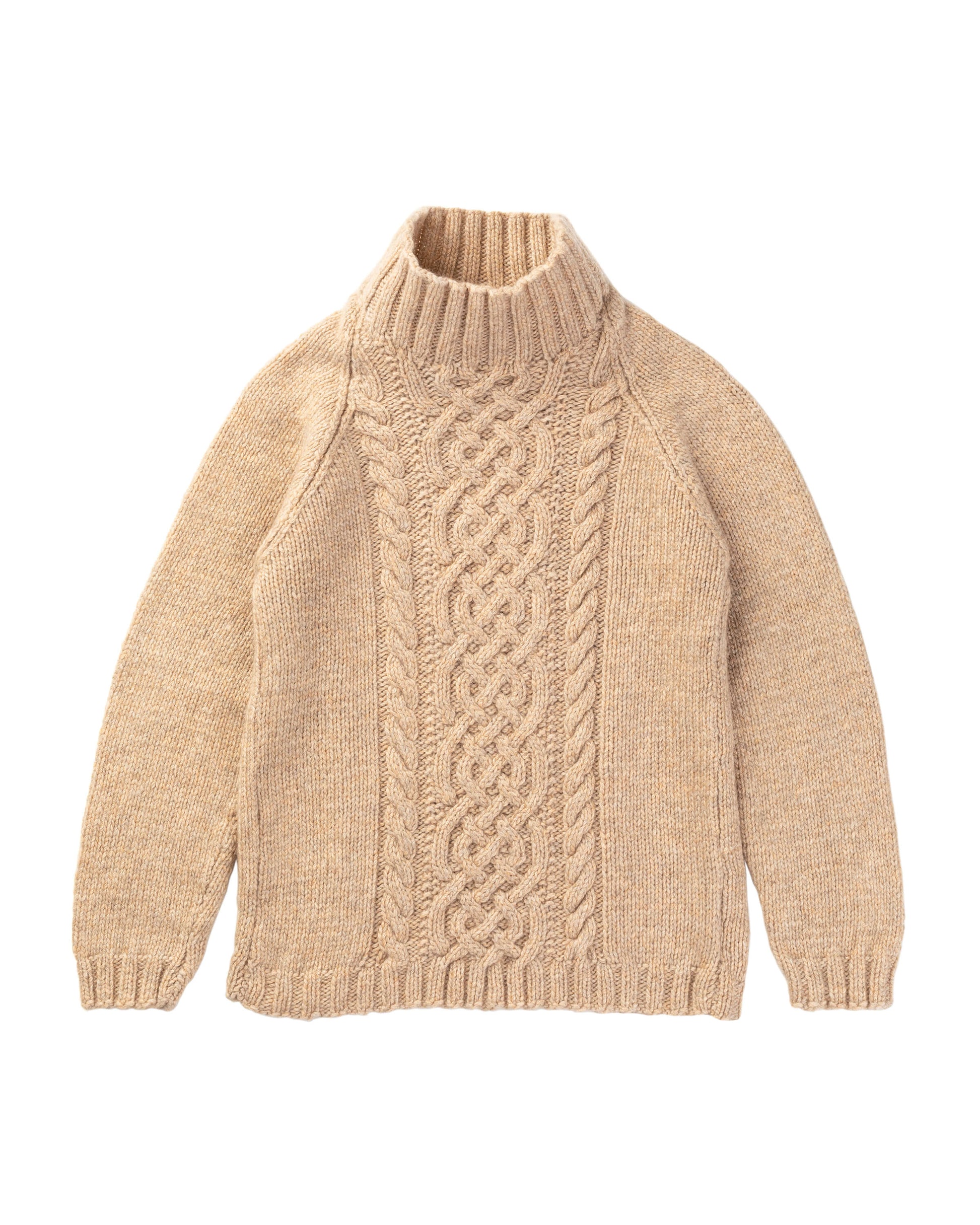 Johnstons of Elgin Children's Cable Natural Cashmere Jumper JA000106HB0210