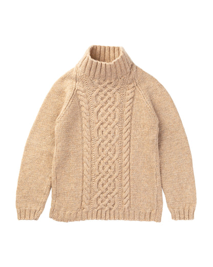 Johnstons of Elgin Children's Cable Natural Cashmere Jumper JA000106HB0210