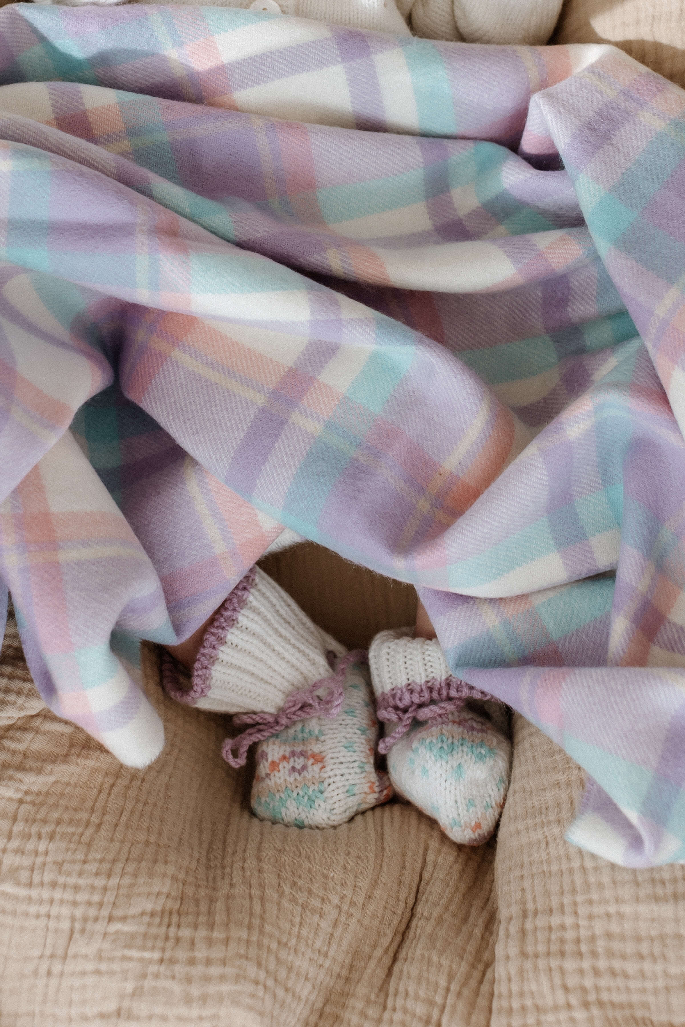 Pink Check Cashmere Baby Blanket – Johnstons of Elgin