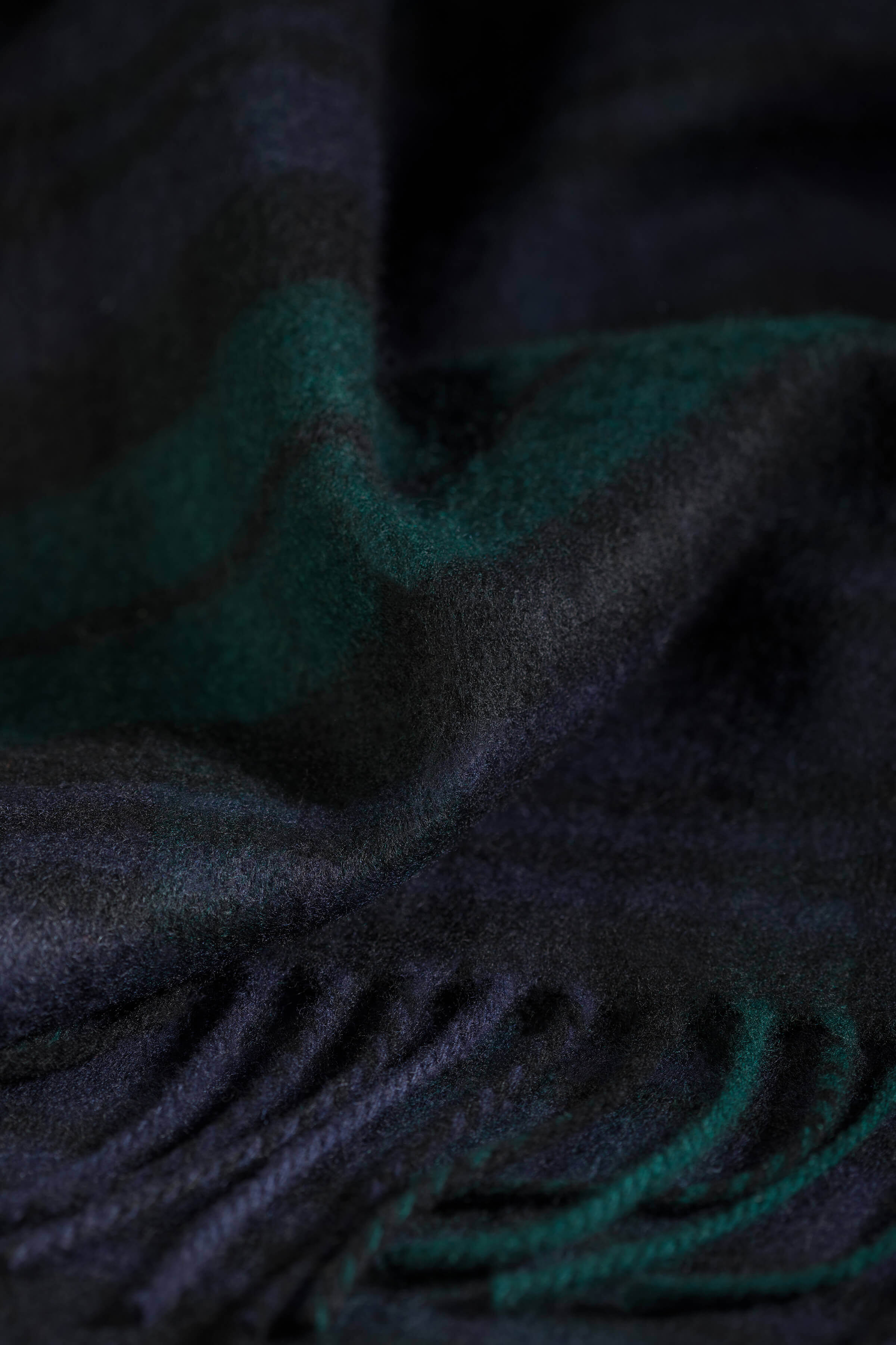 ブラックウォッチ タータン カシミヤ スカーフ｜カシミヤ小物