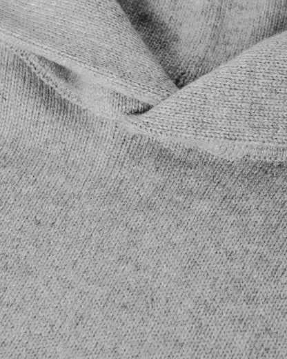 Johnstons of Elgin men's light grey cashmere hoodie KAA05271HA0308