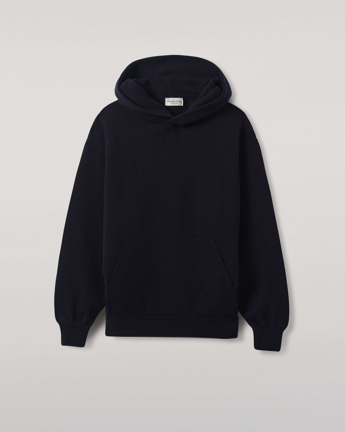 Johnstons of Elgin Men's Navy Cashmere Hoodie KAA05271SD7666