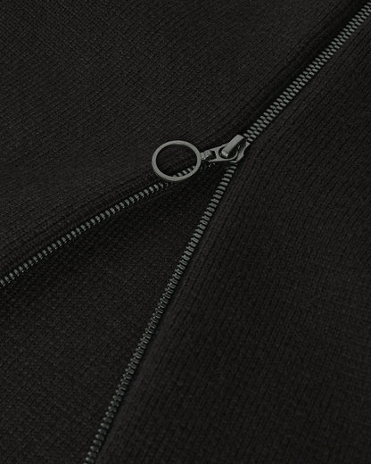  Johnstons of Elgin AW25 Women's Knitwear Iron A-Line Milano Grey Cashmere Skirt Back View KAA05600SC7330