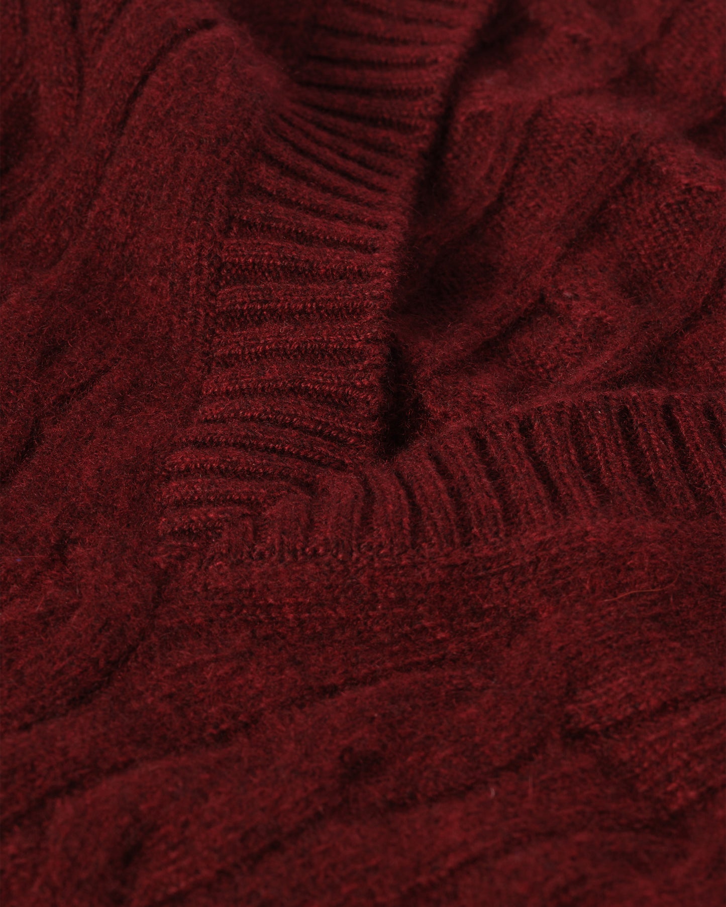 WOMENS KYLESKU DEEP VEE SWEATER RED FROM JOHNSTONS OF ELGIN KAA05728HE7068