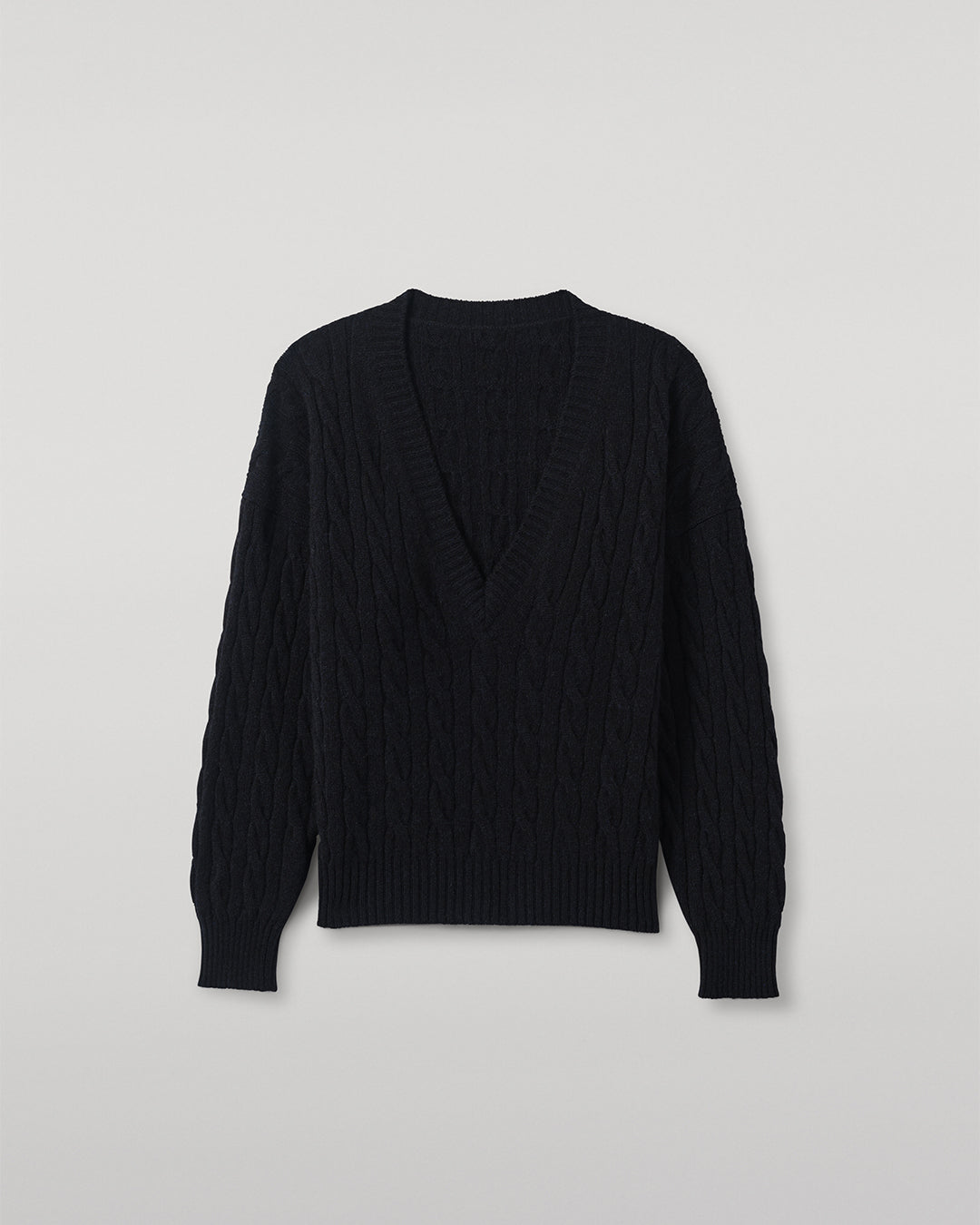 WOMENS KYLESKU DEEP VEE SWEATER NAVY KAA05728HD7347