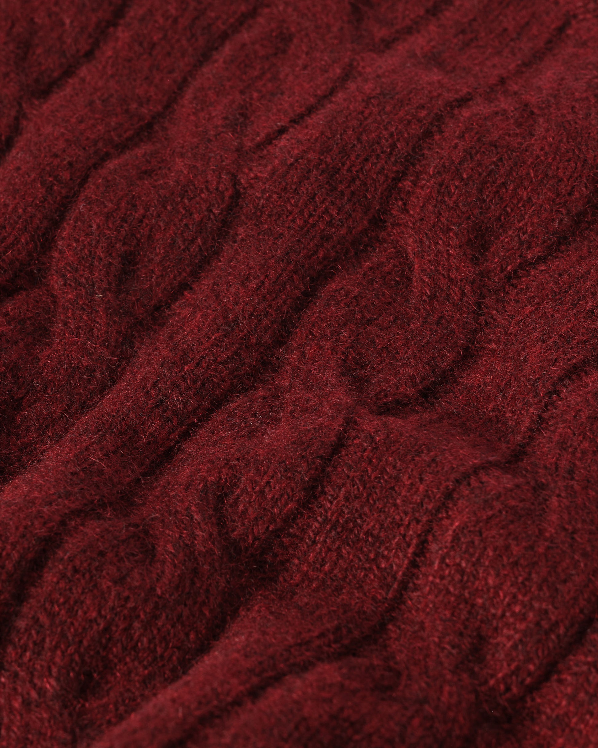 JOHNSTONS OF ELGIN MENS CALDER CREW SWEATER DARK RED 100% CASHMERE  KAA05754HE7068