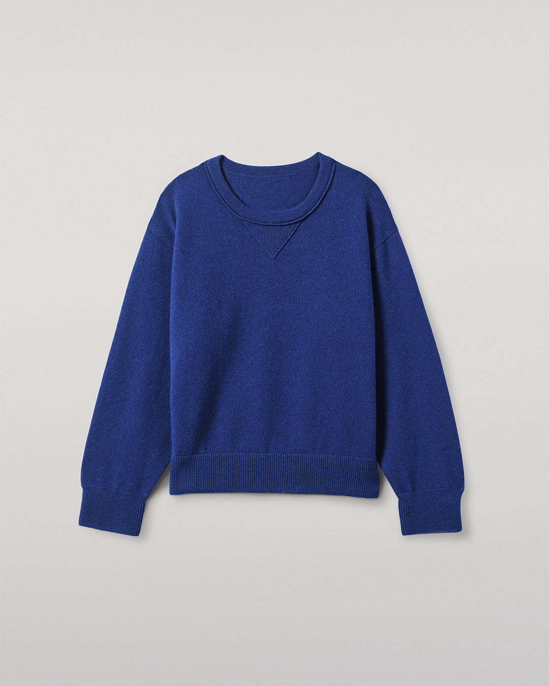 JOHNSTONS OF ELGIN WOMENS STELLA SWEATSHIRT BLUE 100% CASHMERE KAA05770SD5326