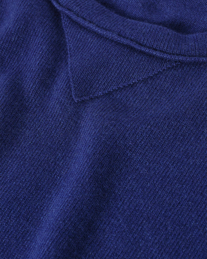 JOHNSTONS OF ELGIN WOMENS STELLA SWEATSHIRT BLUE 100% CASHMERE KAA05770SD5326