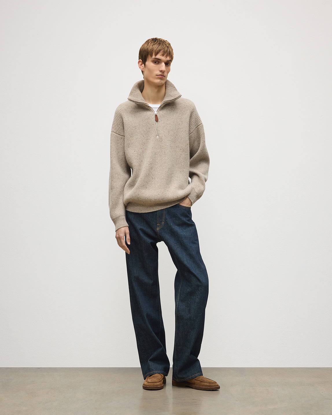Quarter Zip Knitwear – Johnstons of Elgin
