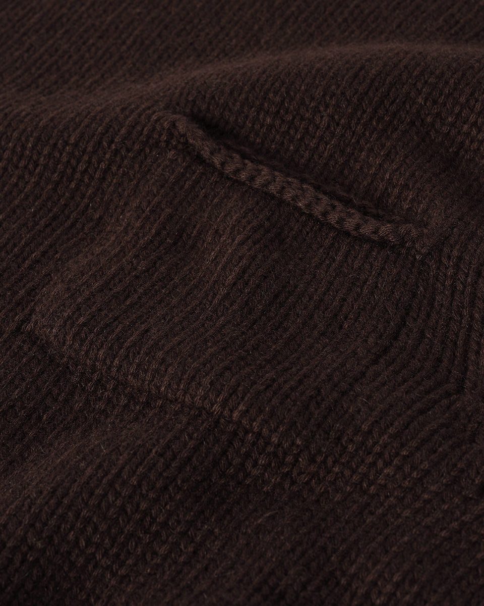 Johnstons of Elgin AW25 Men's Knitwear Molasses Brown Cashmere Turtleneck Jumper KAB05484SB7290
