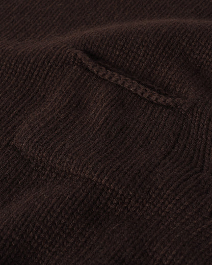 Johnstons of Elgin AW25 Men's Knitwear Molasses Brown Cashmere Turtleneck Jumper KAB05484SB7290