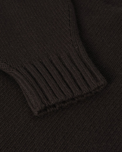 Johnstons of Elgin AW25 Women's Knitwear Iron Relaxed Grey Cashmere Jumper details KAB05562SC7330