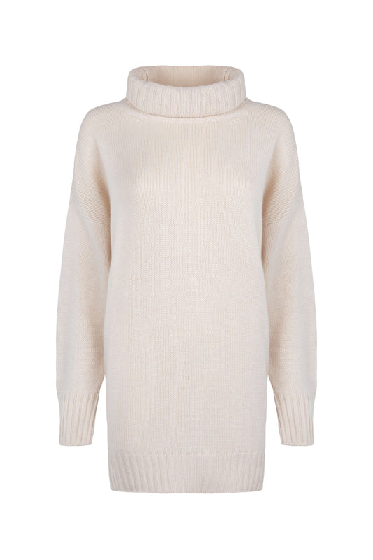 Oversized Cashmere Roll Neck