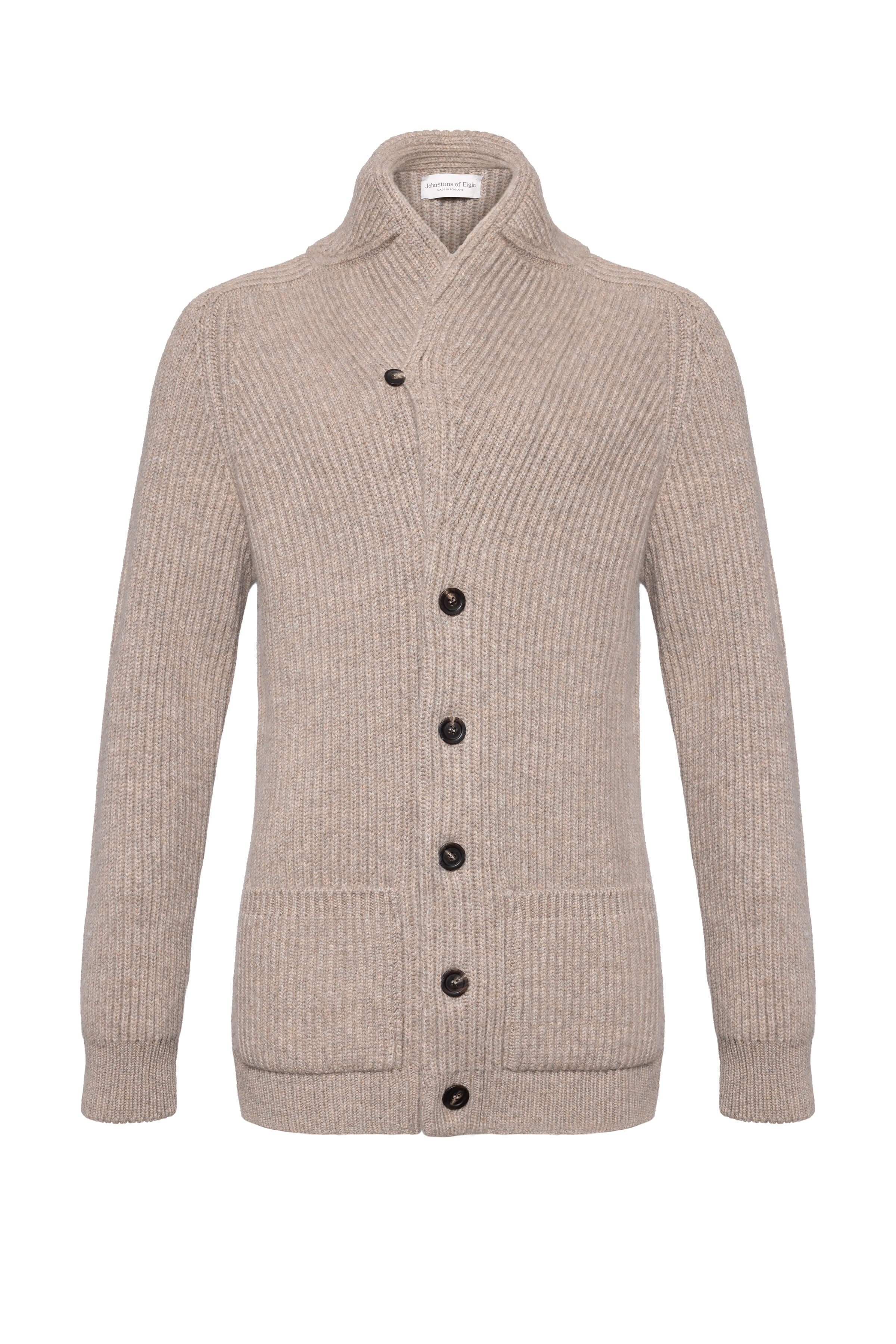 Ash Men's Shawl Collar Cashmere Cardigan – Johnstons of Elgin