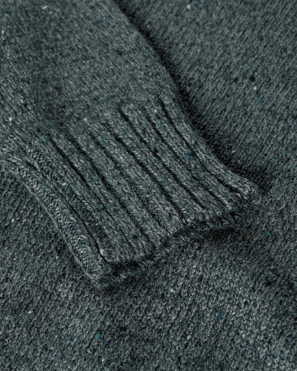 Johnstons of Elgin AW25 Women's Knitwear Storm Donegal Donegal Blue Cashmere Jumper Details KAC05289006336