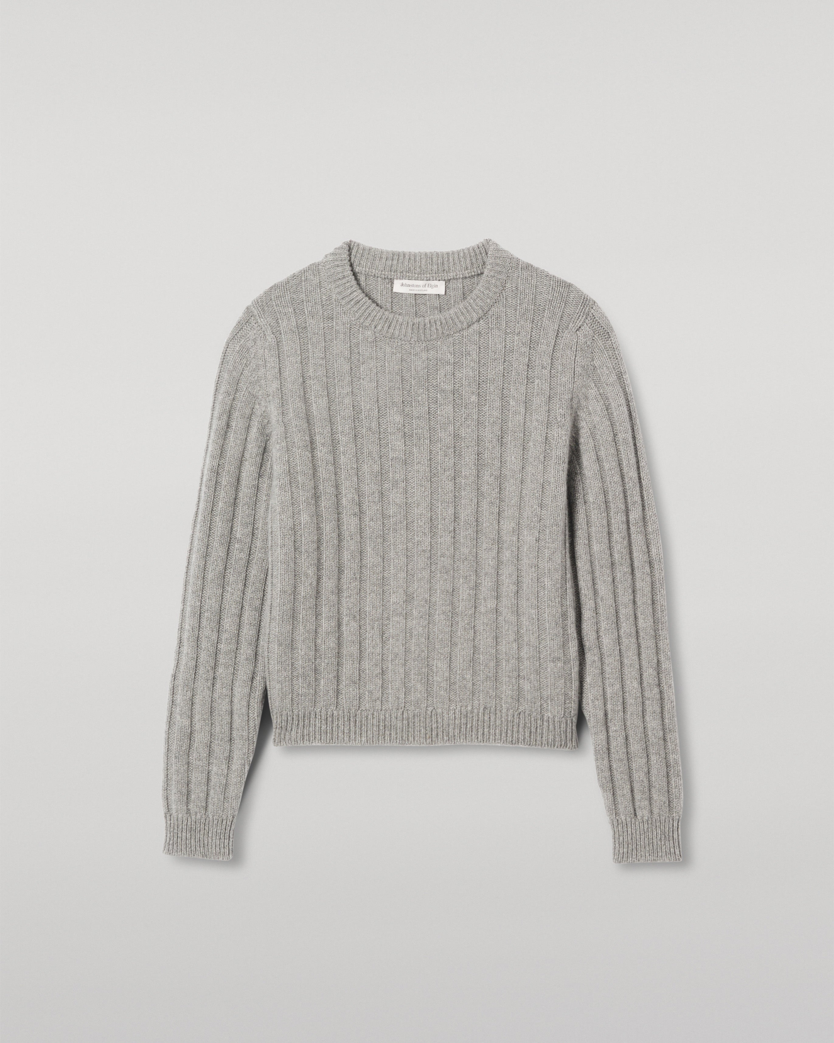 Peel Grey Cashmere Jumper – Johnstons of Elgin