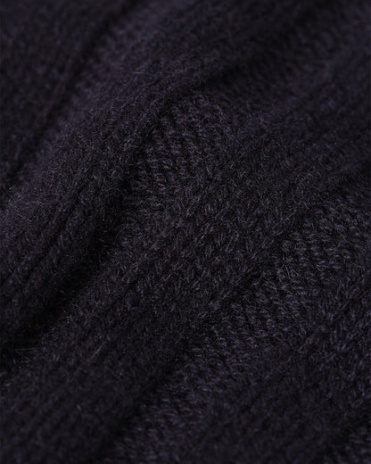 JOHNSTONS OF ELGIN MENS PEEL CREW SWEATER NAVY KAC05751SD7666