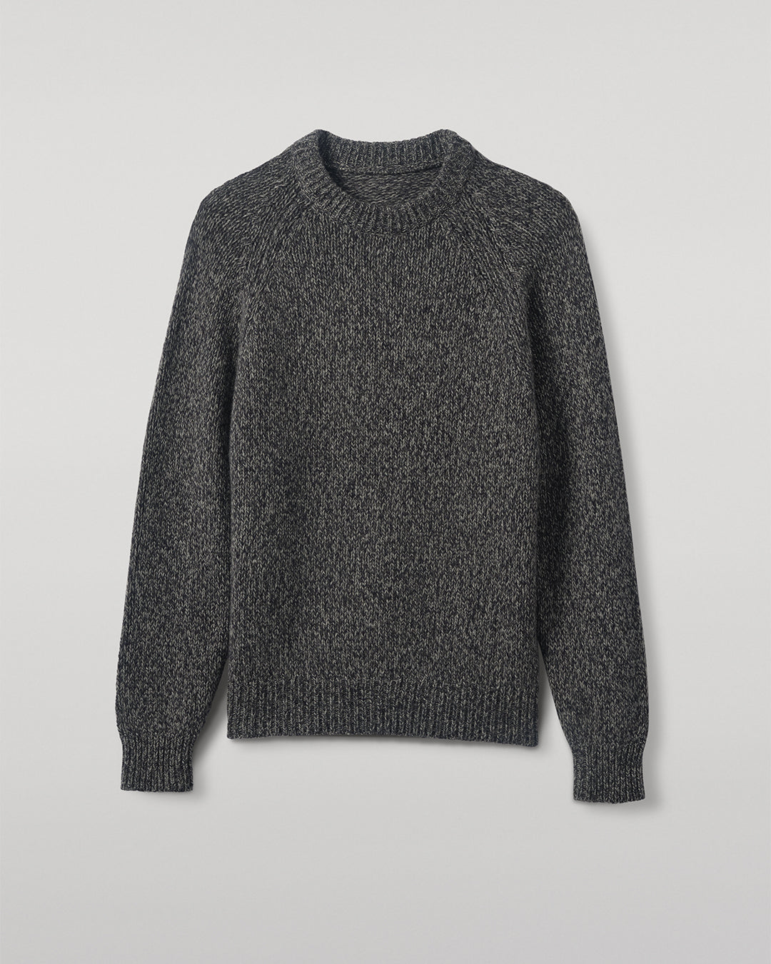 JOHNSTONS OF ELGIN FYFE CREW SWEATER NAVY 100% CASHMERE KAC05753006876