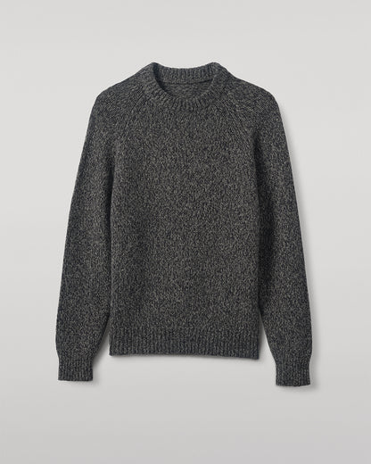 JOHNSTONS OF ELGIN FYFE CREW SWEATER NAVY 100% CASHMERE KAC05753006876