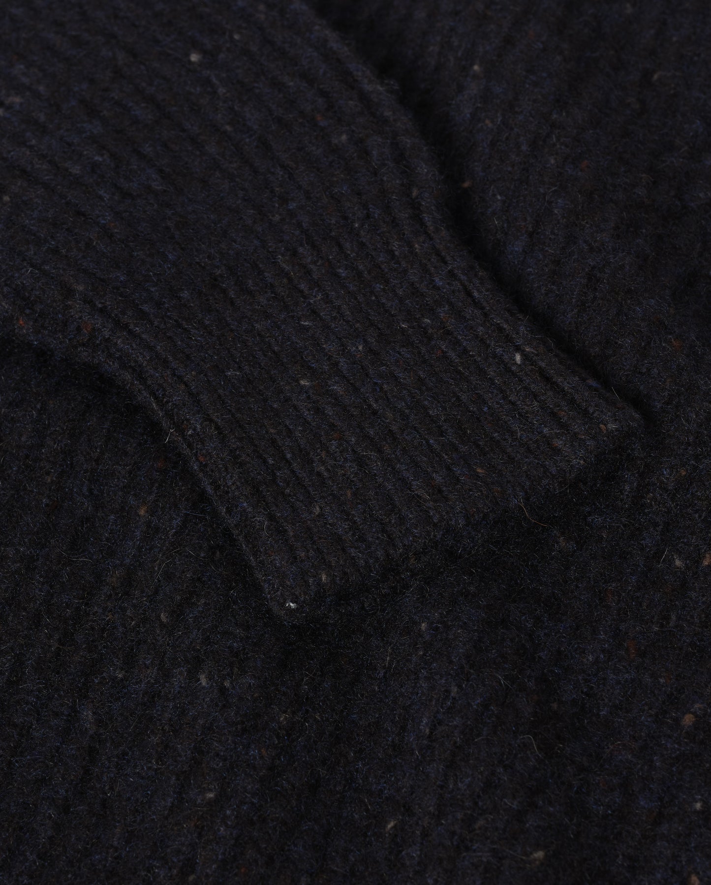 JOHNSTONS OF ELGIN NORAH CREW SWEATER DONEGAL CASHMERE OVERSIZED RIBBED SWEATER BLUE 100% CASHMERE KAC05993HD7348
