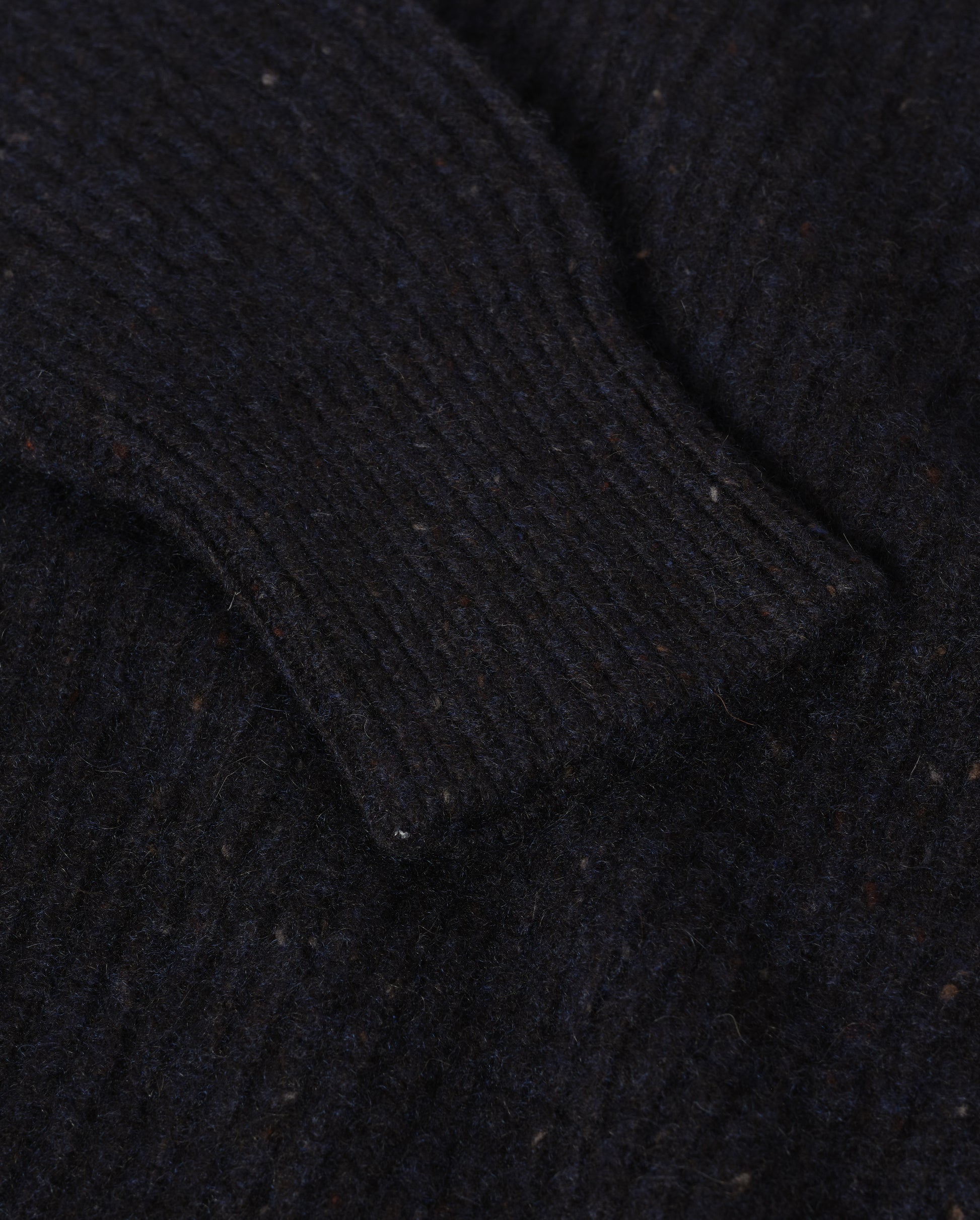 JOHNSTONS OF ELGIN NORAH CREW SWEATER DONEGAL CASHMERE OVERSIZED RIBBED SWEATER BLUE 100% CASHMERE KAC05993HD7348