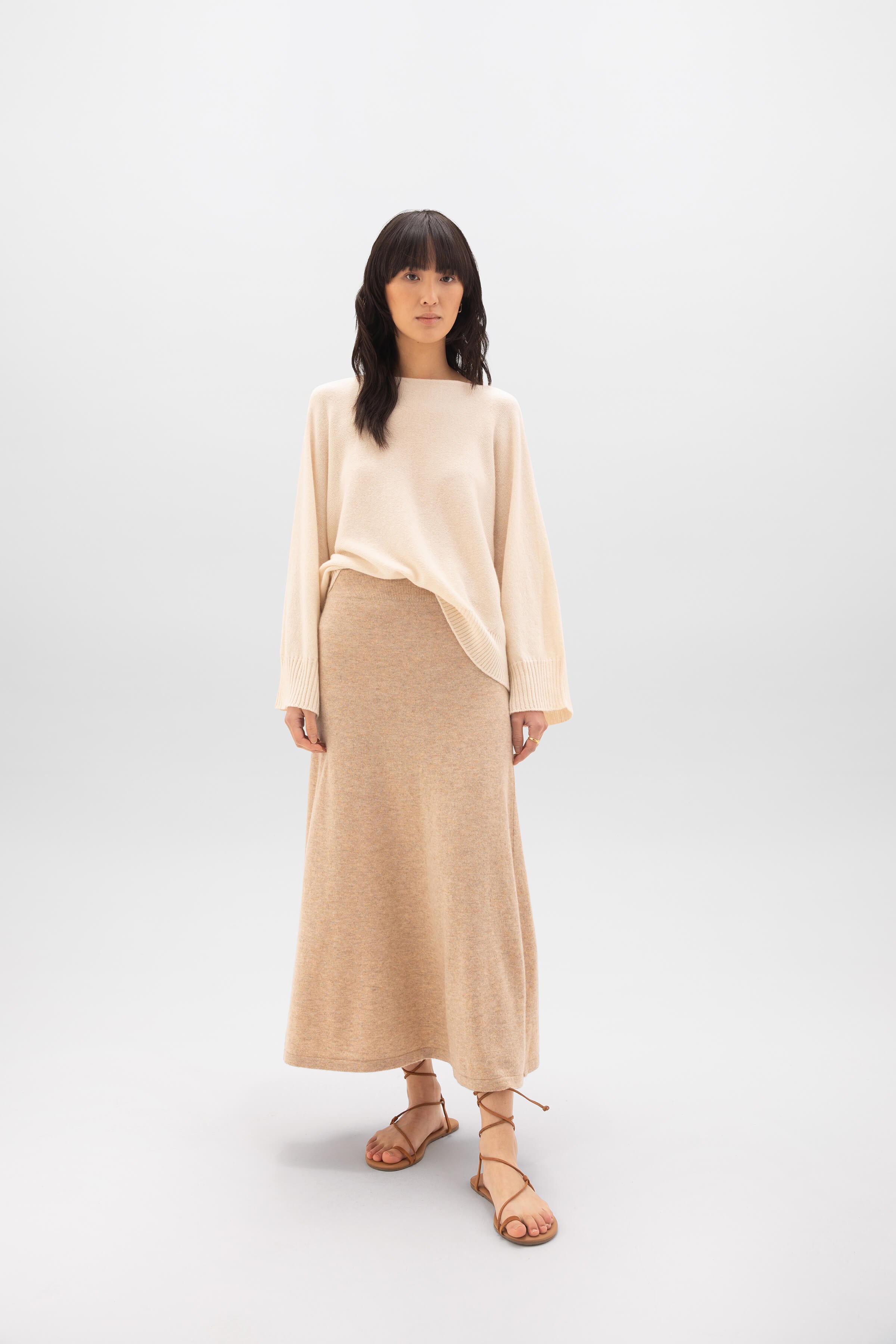 Cashmere knit clearance skirt