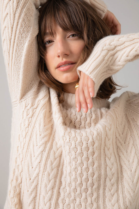 Cashmere Cable Knit Sweaters, Cardigans & Accessories – Johnstons