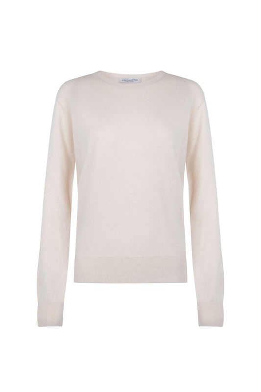 Cropped Classic Cashmere Round Neck