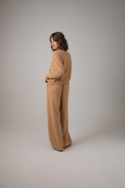 Wide Leg Cashmere Culottes