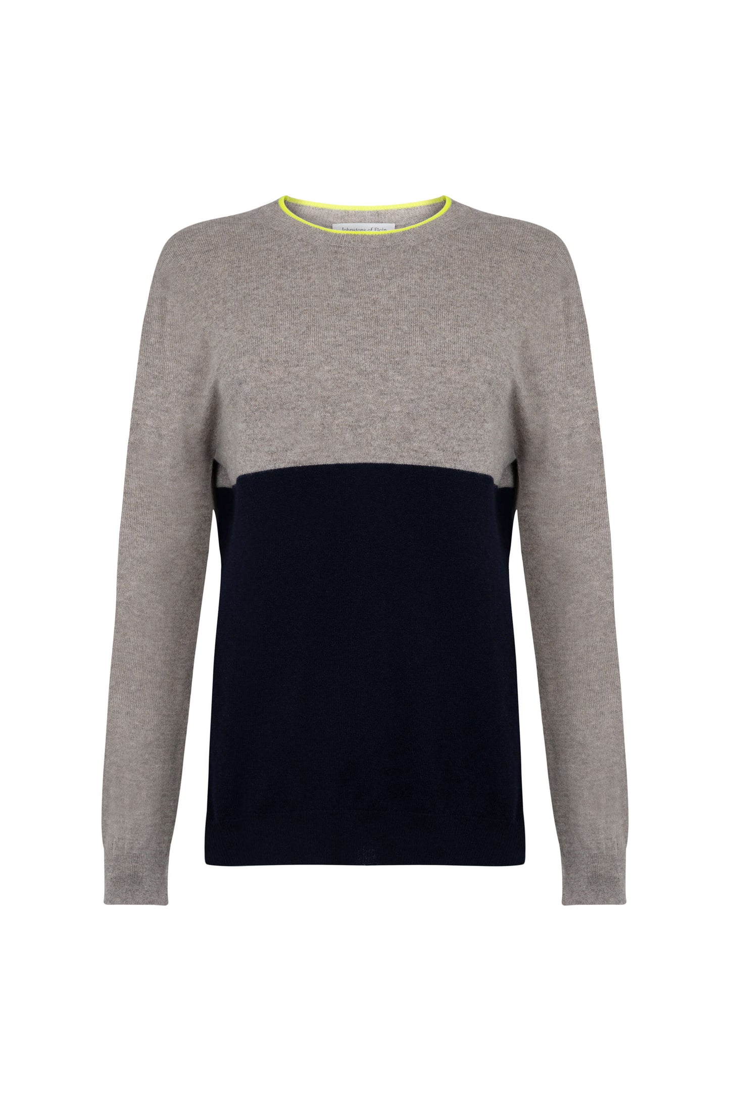 Unisex Colour Block Cashmere Sweater