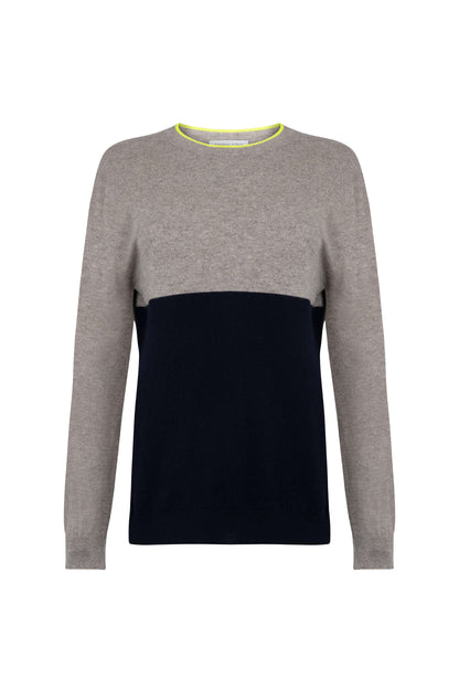 Colour Block Cashmere Sweater