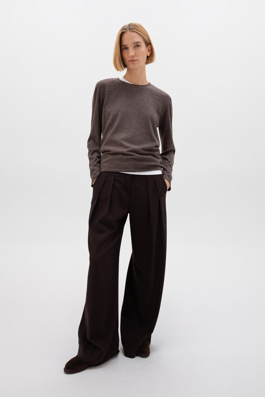 Superfine Cashmere Round Neck