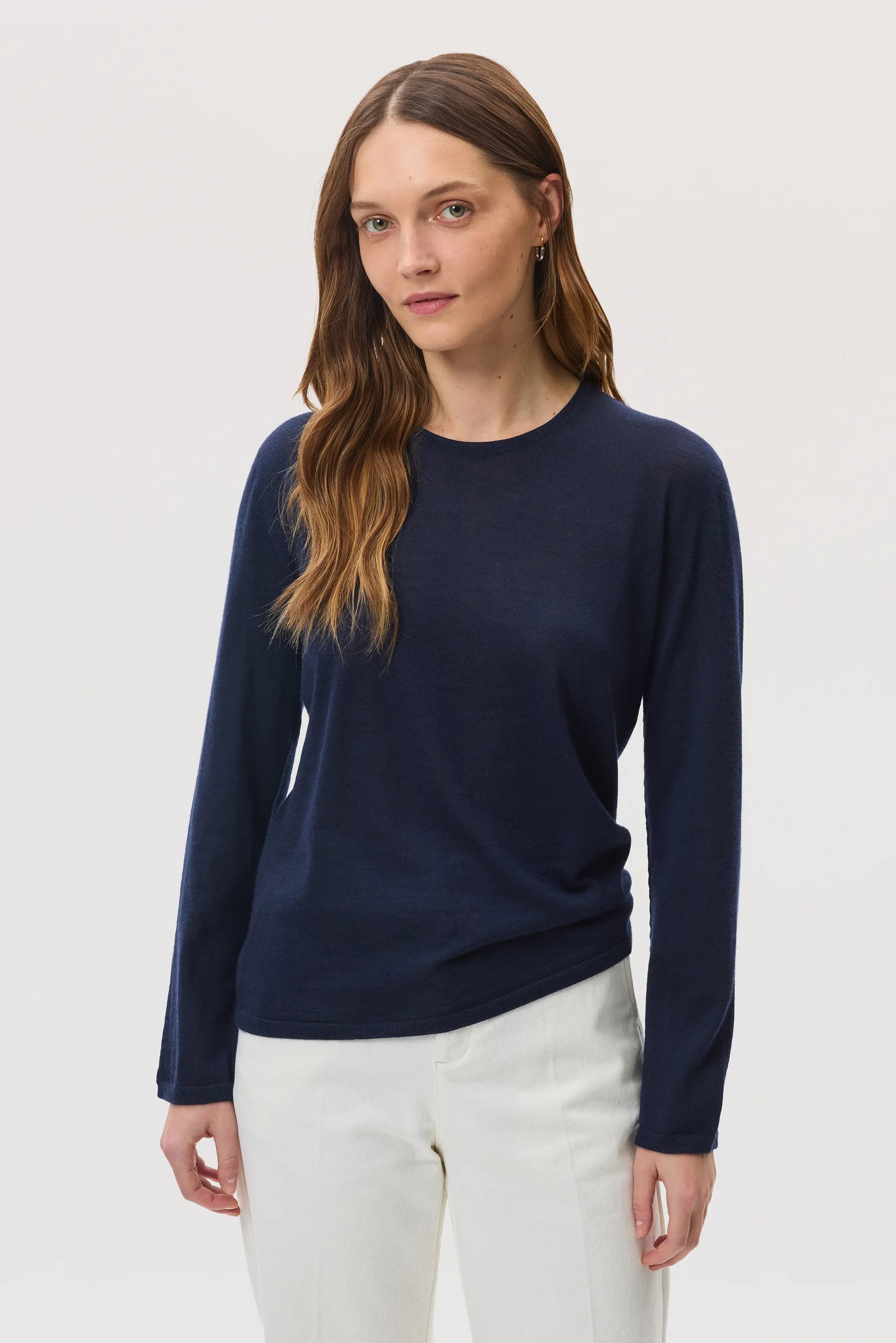 Johnstons of Elgin カシミヤ 100% ニット セーター 40 Johnstons of Elgin カシミヤ 100% ニット セーター 40