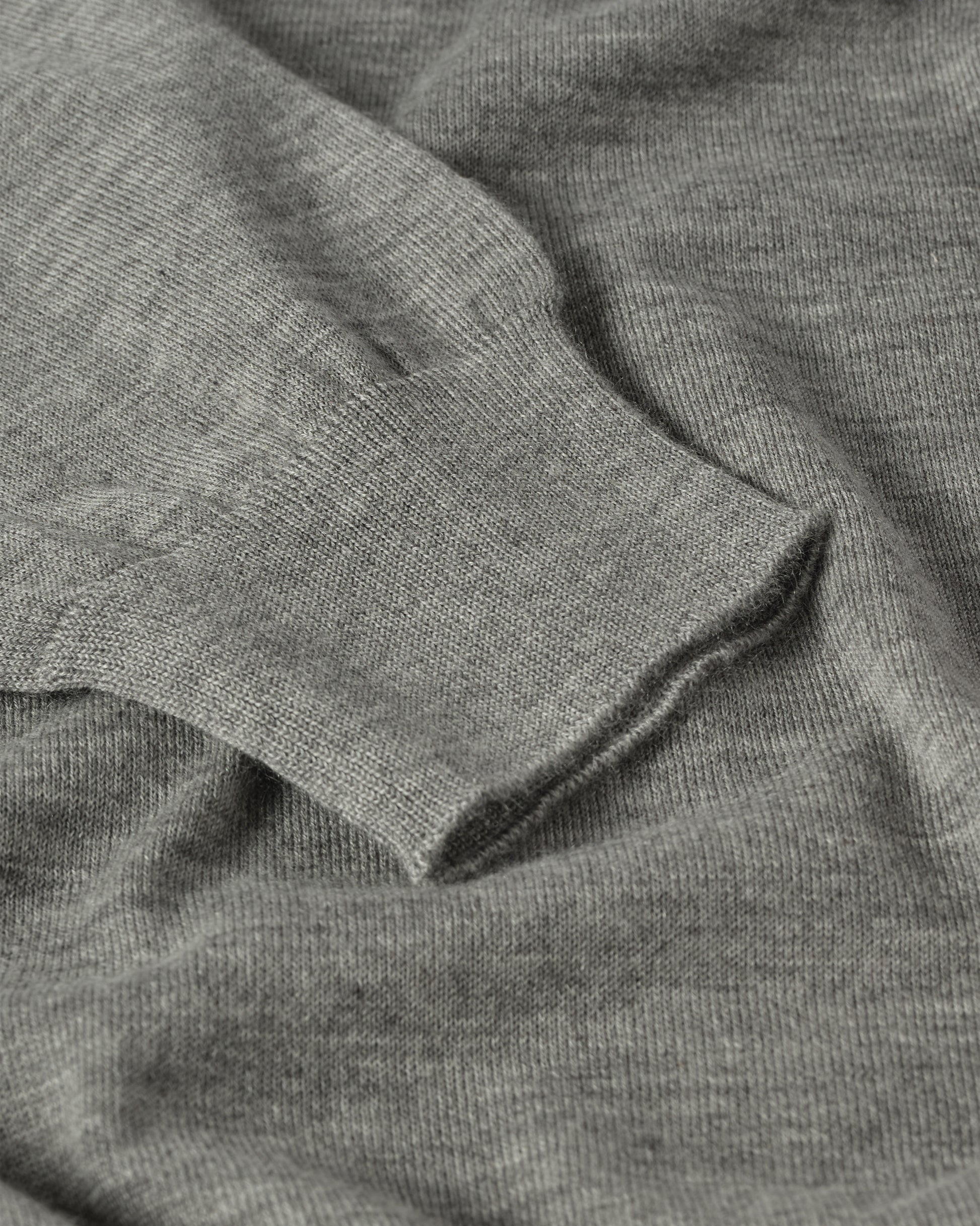 JOHNSTONS OF ELGIN MENS SUPERFINE FIN ROLL COLLAR GREY 100% SUPERFINE CASHMERE KAI05333HA4253