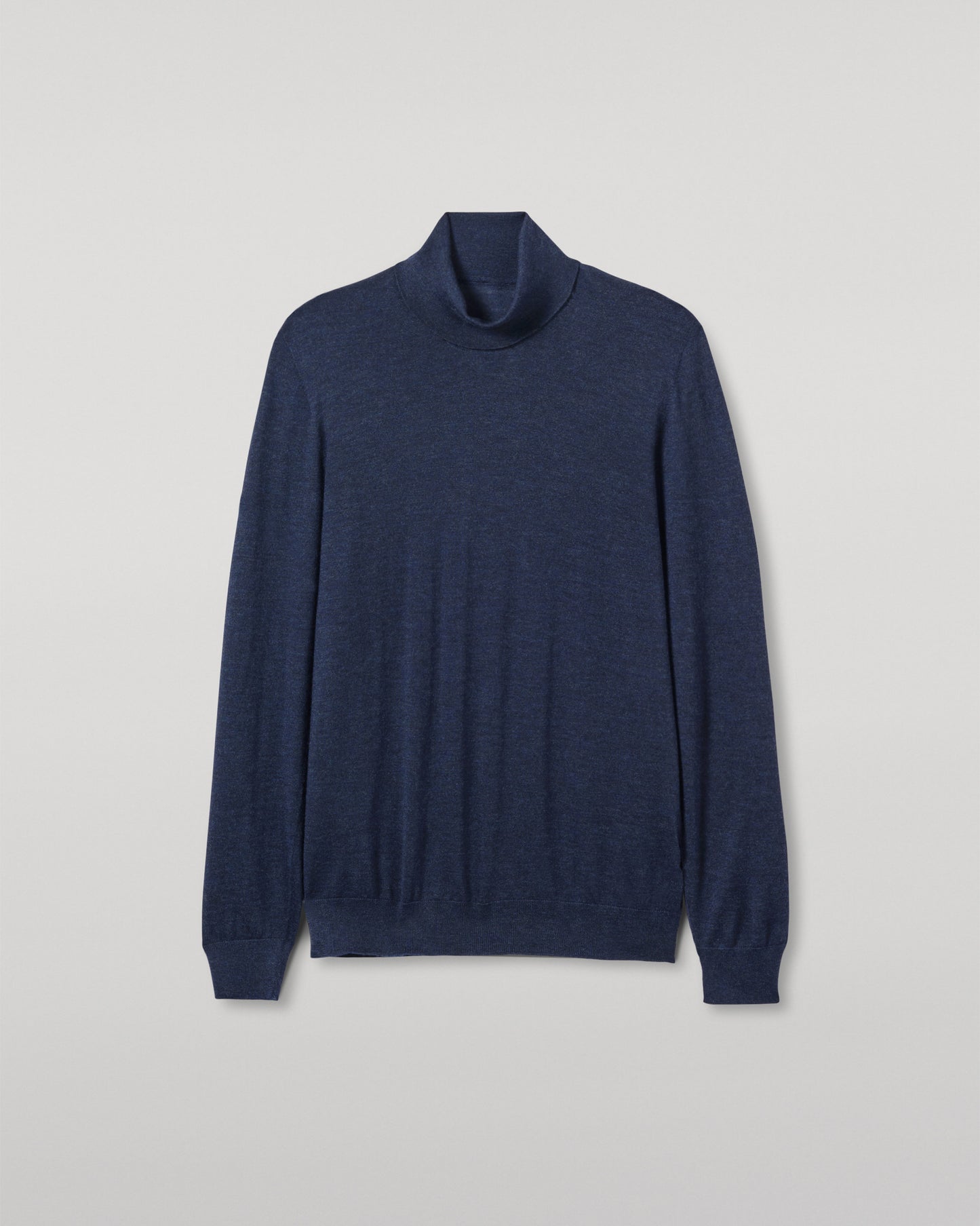 JOHNSTONS OF ELGIN MENS SUPERFINE FIN ROLL COLLAR NAVY 100% SUPERFINE CASHMERE KAI05333HD7350