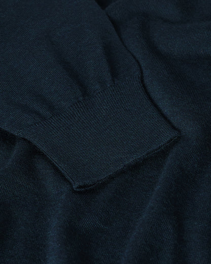 Johnstons of Elgin Men's Superfine Cashmere Green Roll Neck Sweater KAI05333SC7344