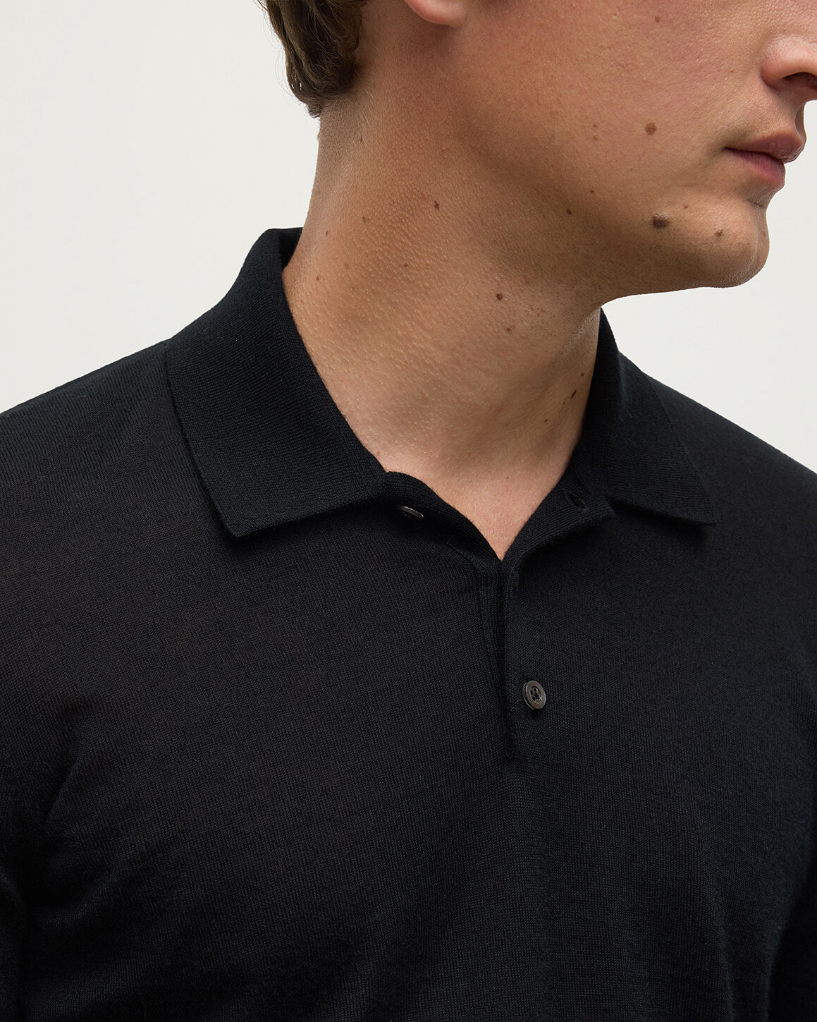 HARDY AMIES ブラック ポロシャツ　LL HARDY AMIES SPORT刺繍入りブラックポロシャツ黒 LL 2025年最新