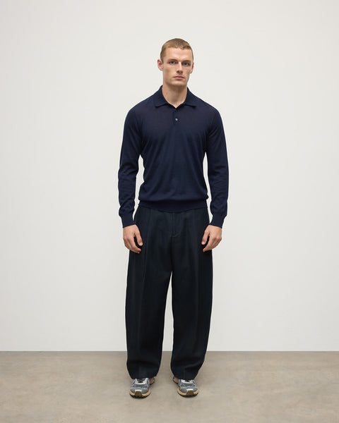 【新品未使用】CLASSIC POLO SHIRTS 46 ダークネイビー KAI05481_SD7600-