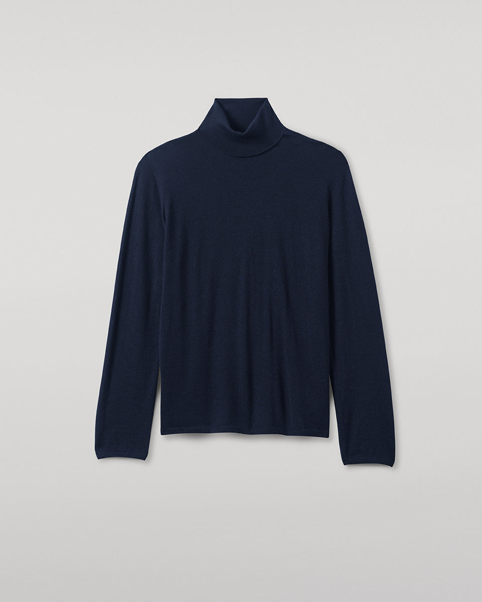 Superfine Cashmere Roll Neck | Johnstons of Elgin