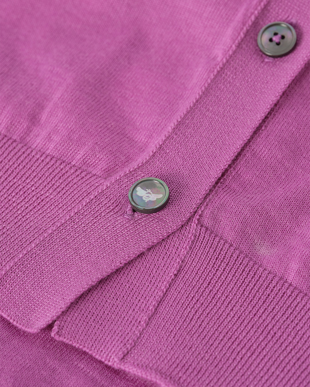 JOHNSTONS OF ELGIN WOMENS HONOR CREW CARDIGAN PINK 100% SUPERFINE CASHMERE KAI05708SE5321